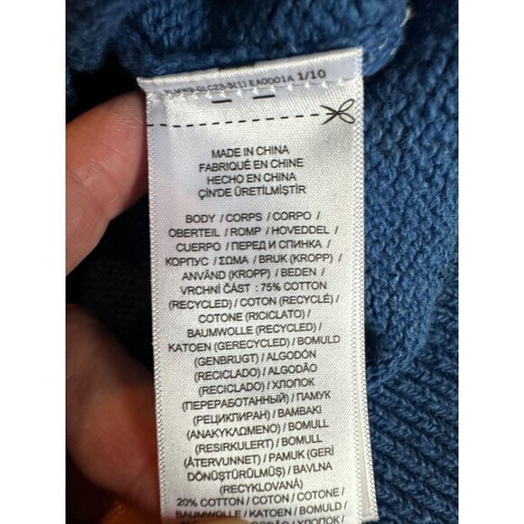 Polo Ralph Lauren Polo Country Sweater Pocket Crew Neck Mens Blue XXL New $298 - Picture 11 of 14